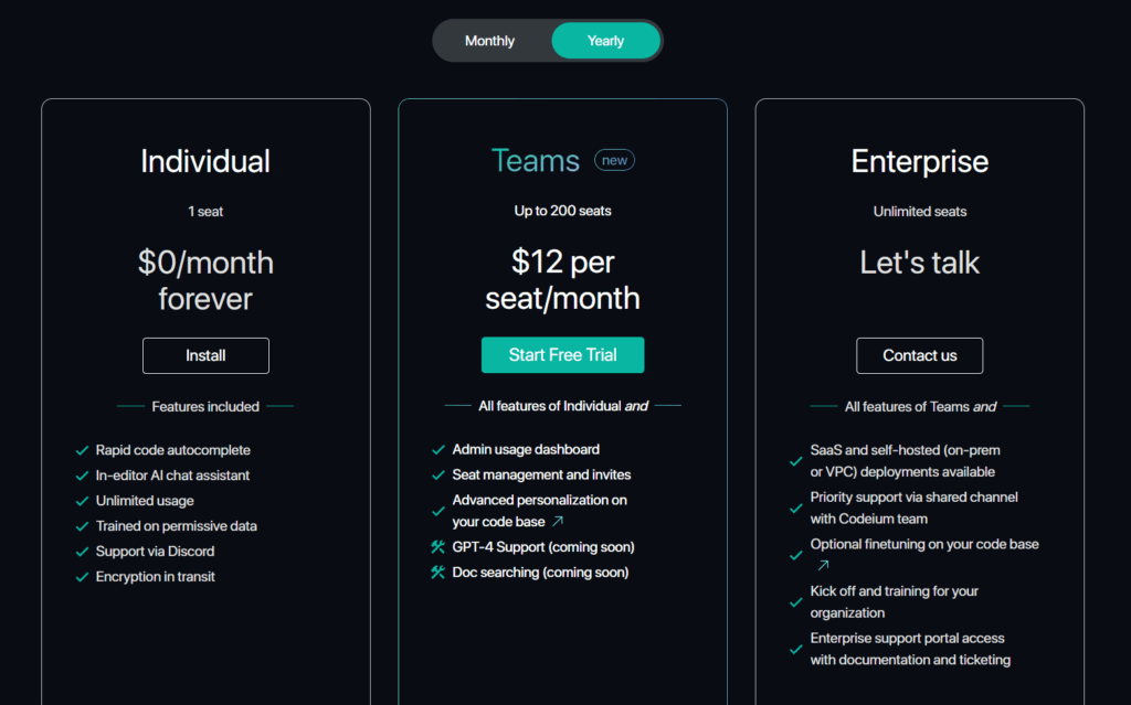 codeium pricing CODEIUM: Revolution in the Coding World with AI