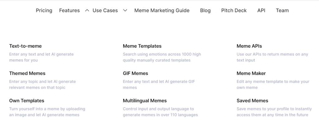 supermem features Supermeme AI: Mastering Meme With Artificial Intelligence