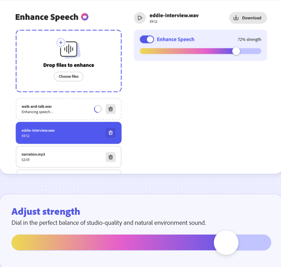 Adobe Podcast AI Voice Enhance Speech Adobe Podcast AI Voice: Podcasting with AI