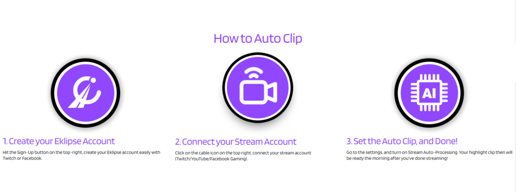 Ekclips Auto clip Eklipse.gg: AI-Driven Highlight Generator for Content Creators