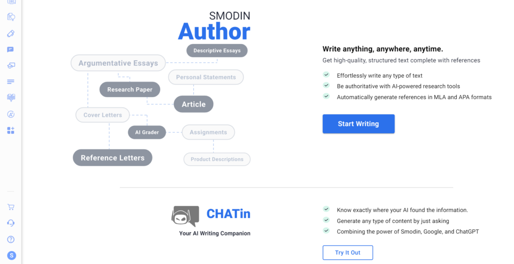 SMODIN ai writer Smodin: Multi-lingual AI Writing Tool