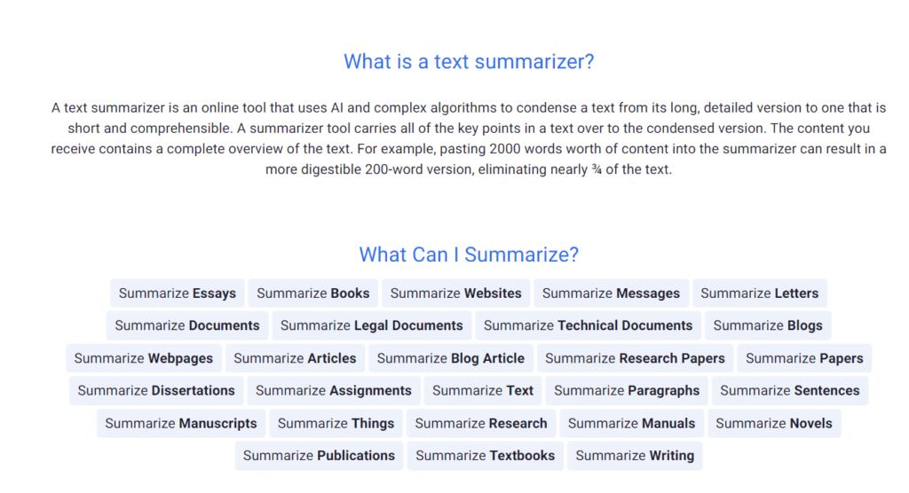 SMODIN summarizer Smodin: Multi-lingual AI Writing Tool