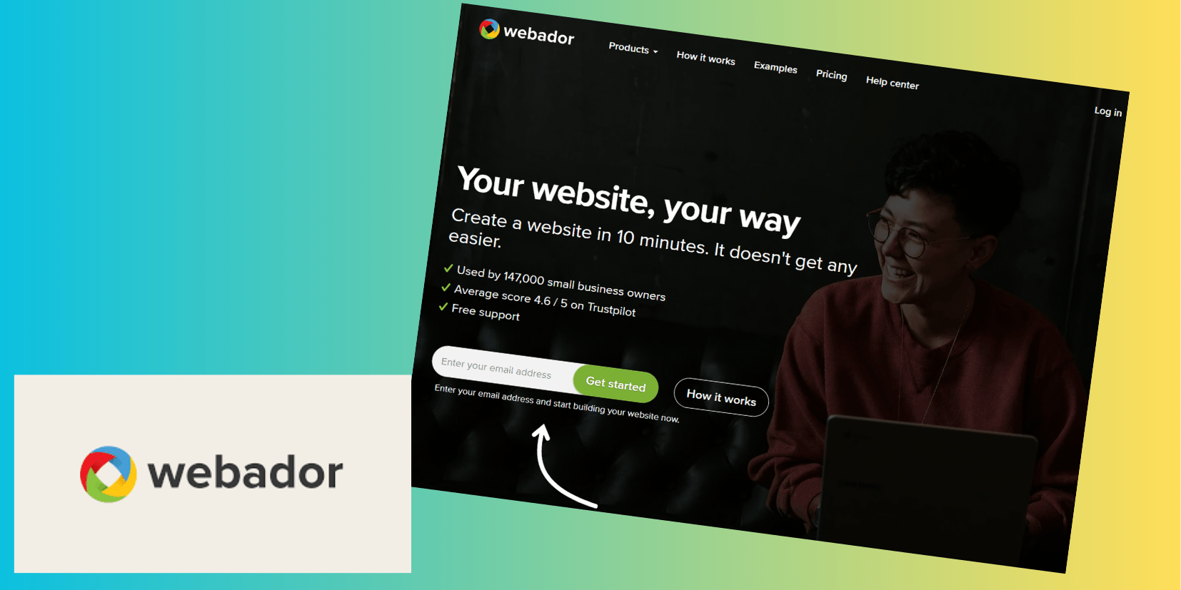 webador website